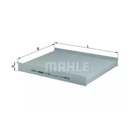 Фильтр салона Mahle LA 745. Фото 1 LA 745
