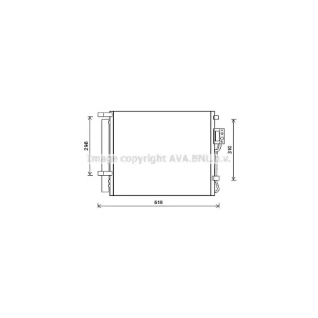 Радиатор кондиционера AVA QUALITY COOLING HY5310D. Фото 1 HY5310D