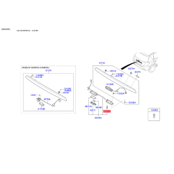 Солнцезащитный козырёк 12431-04259B Mobis