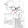 Проводка (жгут, коса) аккумулятора 91200-1H081 Mobis - 912001H081 - схема с каталога 91200B, SEURPED06