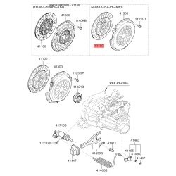 Диск сцепления S4110-023135 Mobis