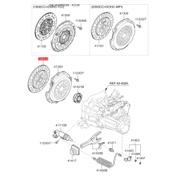 Диск сцепления S4110-023580 Mobis