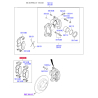 Колодки тормозные дисковые комплект 58101-A6A02 Mobis - 58101A6A02 - схема с каталога 58101B, SEURPA216