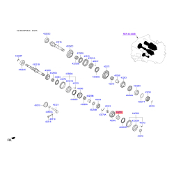 Підшипник голчастий КПП 43255-34060 Mobis