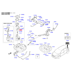 Фильтр топливный S3191-02H000 Mobis