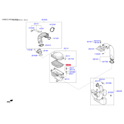 Фільтр повітряний S2811-3A5800 Mobis