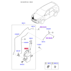 Бачок омывателя 98620-C5000 Mobis