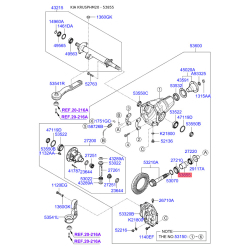 Кольцо раздаточной коробки 53855-3E000 Mobis
