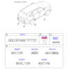 Облицювання / захисна накладка, боковина праве 87549-C5000 Mobis - 87549C5000 - схема з каталогу 84129E, AEURPC618