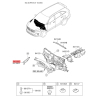 Кришка переднього крила права верхня 84169-C5000 Mobis - 84169C5000 - схема з каталогу 84166G, AEURPC618