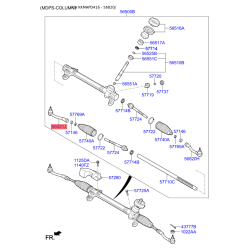 Наконечник кермової тяги правий 56825-C1090 Mobis