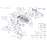 Решётка панели приборов (торпеды) 84740-C5000CK5 Mobis - 84740C5000CK5 - схема с каталога 84710B, KRUSPC518