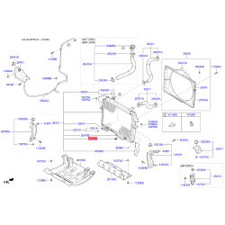 Крепление радиатора 0K2N1-15202A Mobis