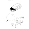 Петля капота левая 79110-2P500 Mobis - 791102P500 - схема с каталога 79110, KEURPXM12