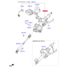 Рулевая колонка без мотора электроусилителя 56390-C5200 Mobis - 56390C5200 - схема с каталога 56390C, KRUSPC515