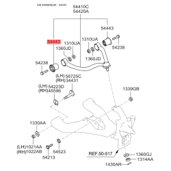 Сайлентблок рычага 55270-3E100 Mobis