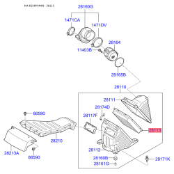 Фильтр воздушный S2811-32P300 Mobis