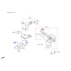 Фільтр повітряний S2811-3A9200 Mobis