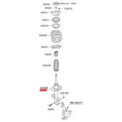 Амортизатор правий S5466-13U000 Mobis