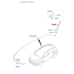 Антенна 96201-B2000 Mobis