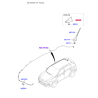 Антенна 96210-D9900EB Mobis - 96210D9900EB - схема с каталога 96210L, SRUSPF119