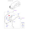 Бачок омывателя 98620-D9100 Mobis - 98620D9100 - схема с каталога 98620, KKMAPD916