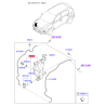Бачок омывателя 98620-F1800 Mobis - 98620F1800 - схема с каталога 98620, SRUSPF119
