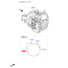 Болт КПП 11404-10506P Mobis - 1140410506P - схема с каталога 1140HJ, KKMAPHC23