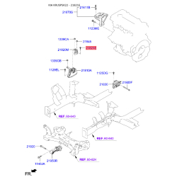 Болт кронштейна мотора 21821-3K503 Mobis
