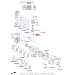 Болт крепления крышки шатуна 23513-2B000 Mobis