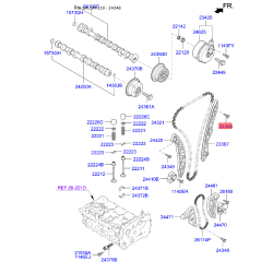 Болт успокоителя 24388-2F000 Mobis
