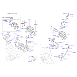 Болт системы выпуска 28218-2F700 Mobis