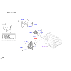 Болт клапанной крышки 29246-3C500 Mobis