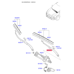 Важіль склоочисника 98311-D9000 Mobis