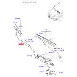 Важіль склоочисника 98321-D9000 Mobis