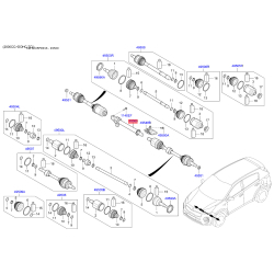 Подушка двигателя 49560-D3020 Mobis