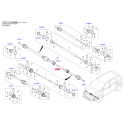 Подушка двигуна 49560-D3520 Mobis