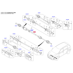 Подушка двигуна 49560-D3060 Mobis