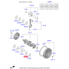 Вкладыши коренные 21020-2U960 Mobis - 210202U960 - схема с каталога 21020D, SEURPHW22