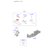 Чехол инструмента 09149-2P100 Mobis - 091492P100 - схема с каталога 09129, AKMAPS922