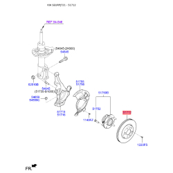 Диск тормозной S5171-2D7000E Mobis