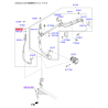 Крышка (колпачок) трубки кондиционера 97811-1D100 Mobis - 978111D100 - схема с каталога 97811F, KRUSPC518