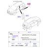 Облицювання / захисна накладка, боковина праве 87549-D9000 Mobis - 87549D9000 - схема з каталогу 84129E, KKMAPD919