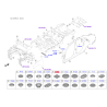 Шумоізоляція (віброізоляція) моторного відсіку 84182-28000 Mobis - 8418228000 - схема з каталогу 84182K, KEURPEX23