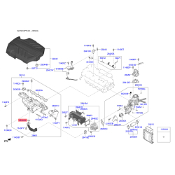 Кольцо уплотнительное ОГ (EGR) 28313-2F000 Mobis