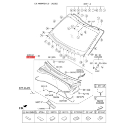 Пистон (клипса) обивки салона 0G032-50037A Mobis