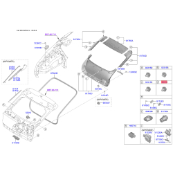 Кріплення килима підлоги 85849-3B000 Mobis