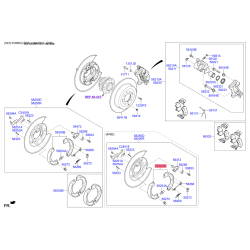 Колодки тормозные комплект 58305-D7A00 Mobis