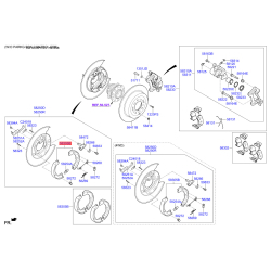 Колодки тормозные комплект 58305-D7A10 Mobis