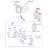 Колодки тормозные дисковые комплект 58101-D7A60 Mobis - 58101D7A60 - схема с каталога 58101B, SRUSPF119
